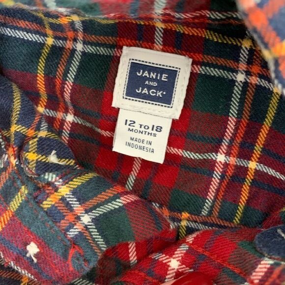 Janie & Jack Plaid Shirt - Picture 3 of 3